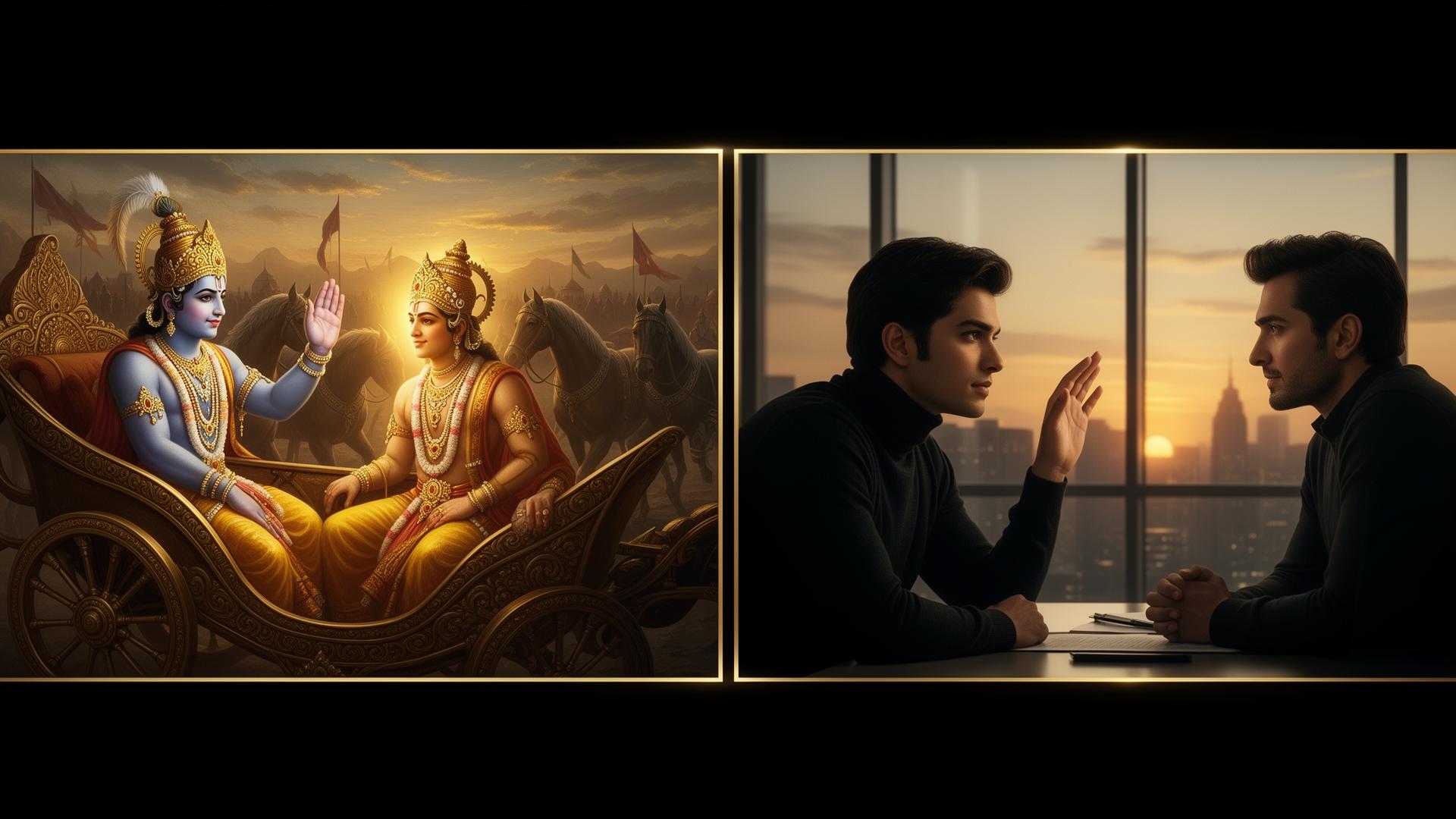 Krishna's Counsel mirrored as The Voice You Need